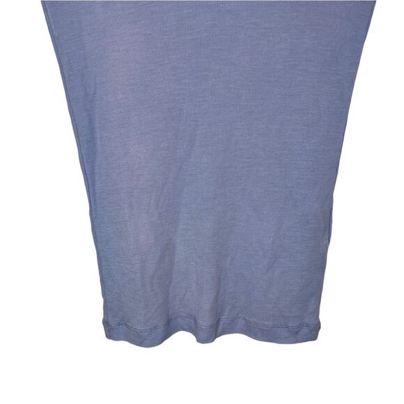 Acne Studios Pale Blue/Tan Eva Laddering Rib See-Through T-Shirt Size XS - Picture 5 of 12